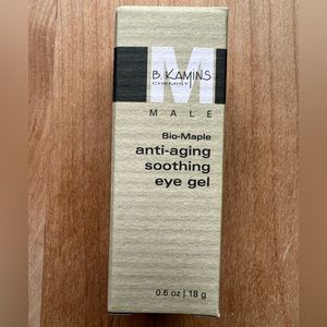 B. Kamins Chemist Male Bio-Maple Anti-Aging Soothing Eye Gel 0.6oz Brand New